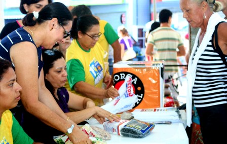 Mais de 20 toneladas de alimentos não perecíveis são arrecadadas no 1º de Maio Solidário